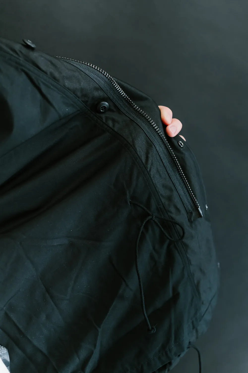 01-6065-61 - M65 Field Jacket Reverse Sateen - All Black