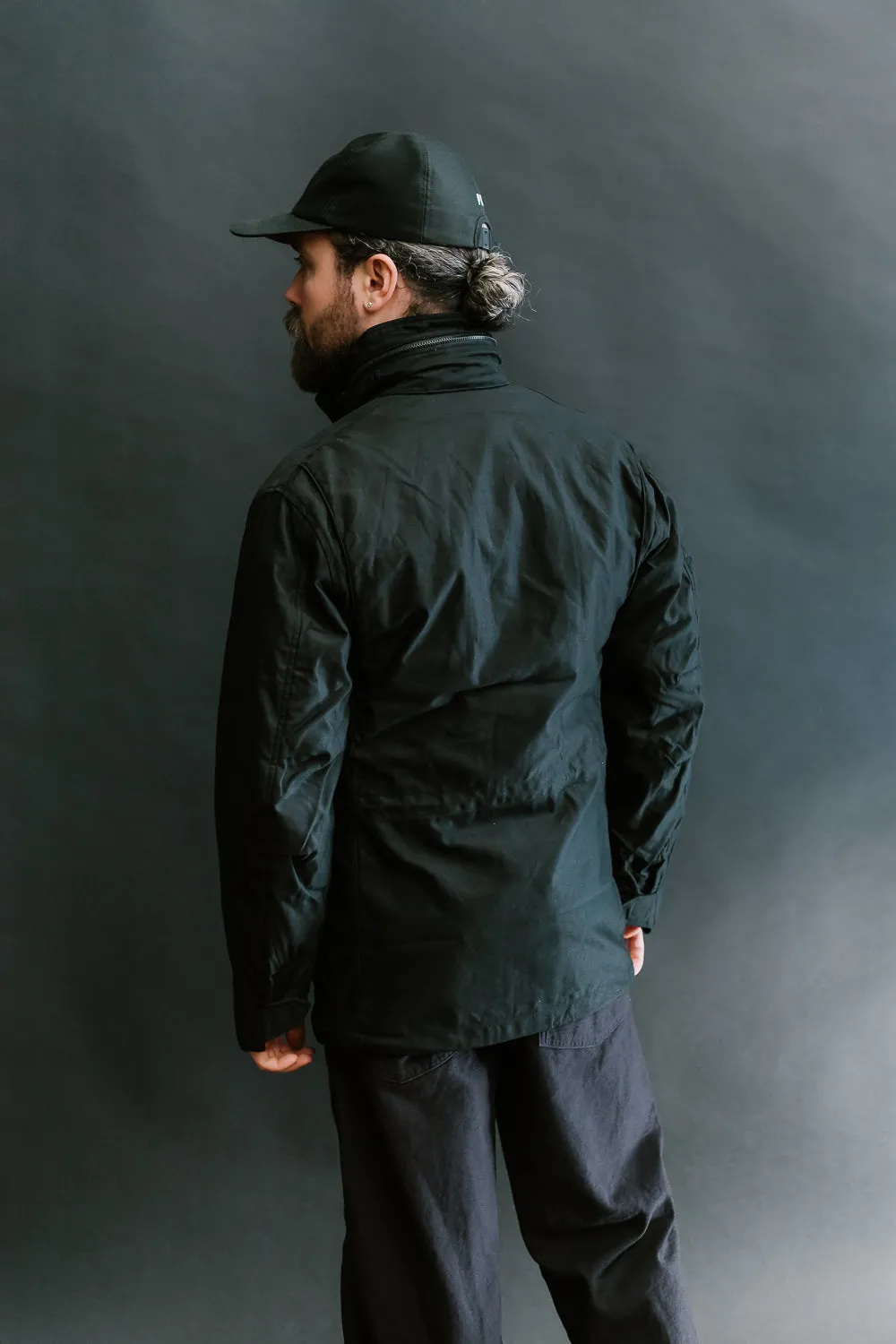 01-6065-61 - M65 Field Jacket Reverse Sateen - All Black
