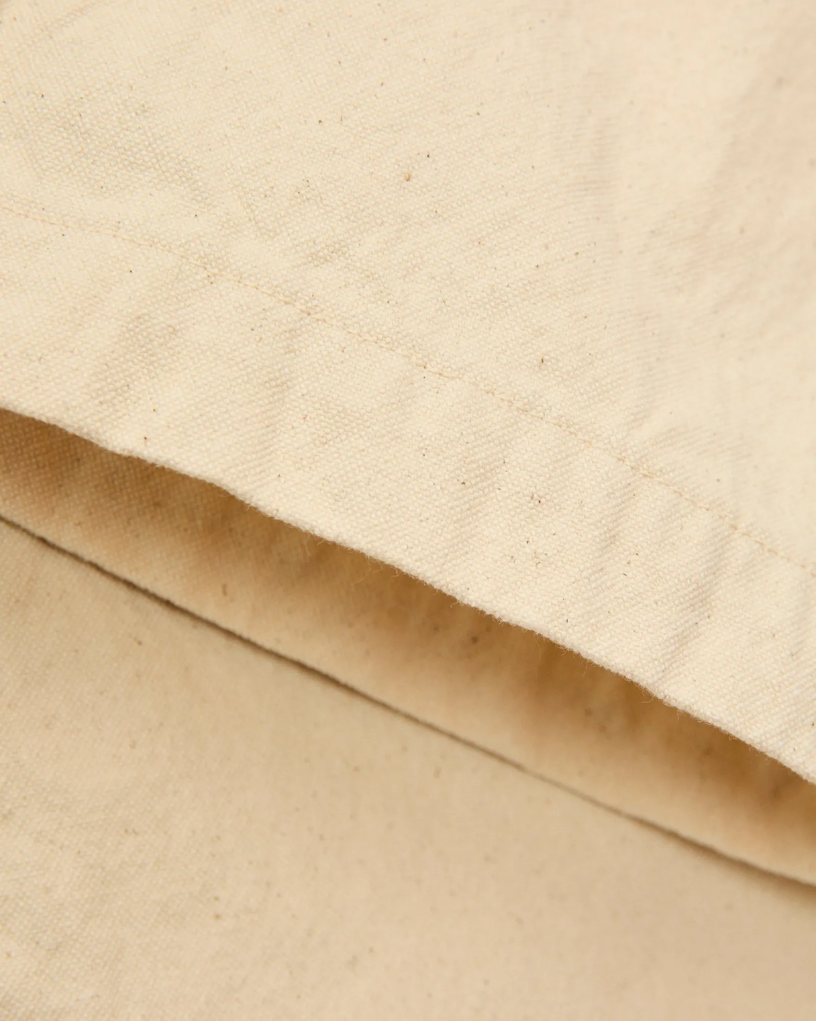 10oz Canvas 2Tuck Tapered Pants in Natural