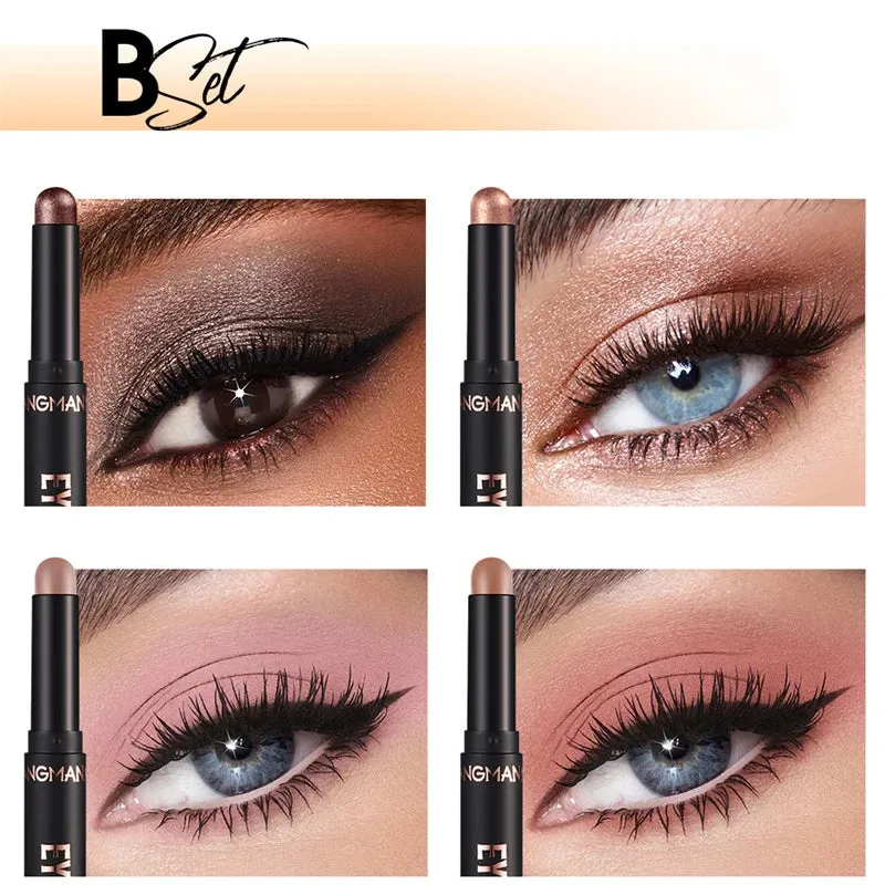 8 Color Waterproof Glitter Eyeshadow Pen