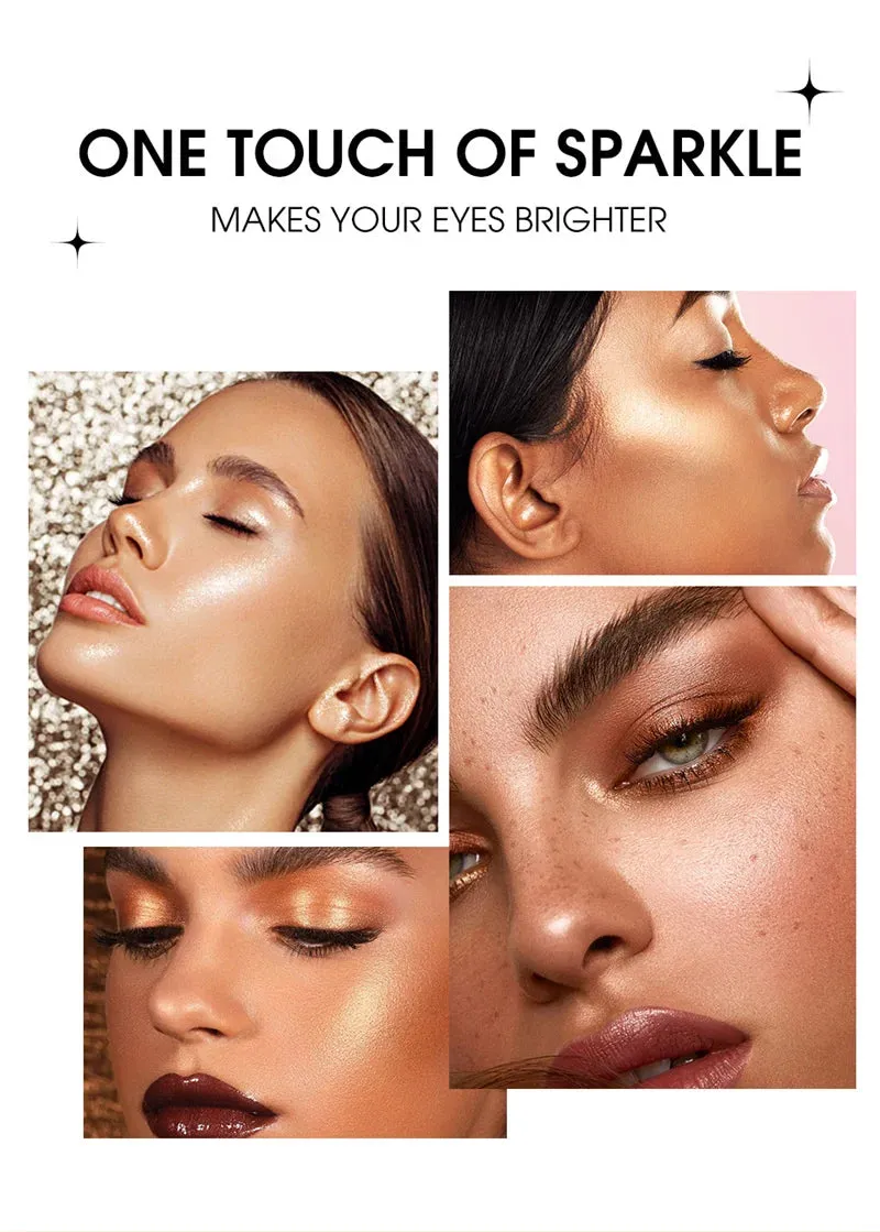 8 Color Waterproof Glitter Eyeshadow Pen