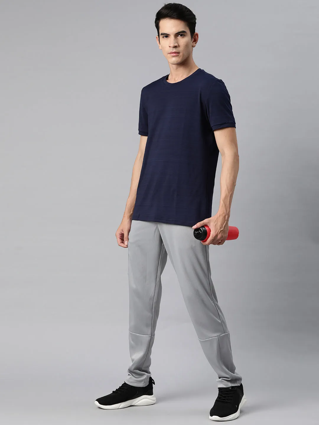 Alcis Men Solid Slim Fit Sports Track Pants