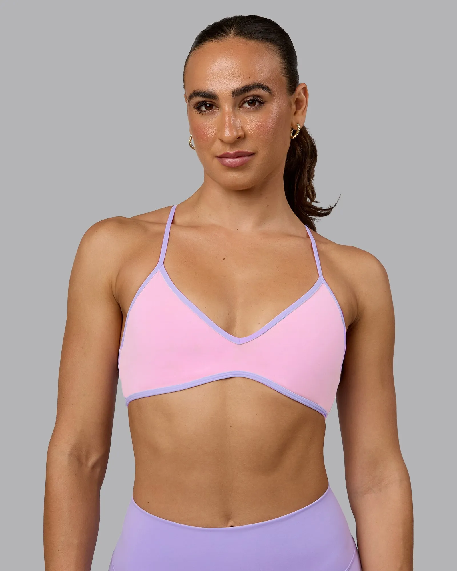 Ambience Sports Bra - Pale Pink-Pale Lilac