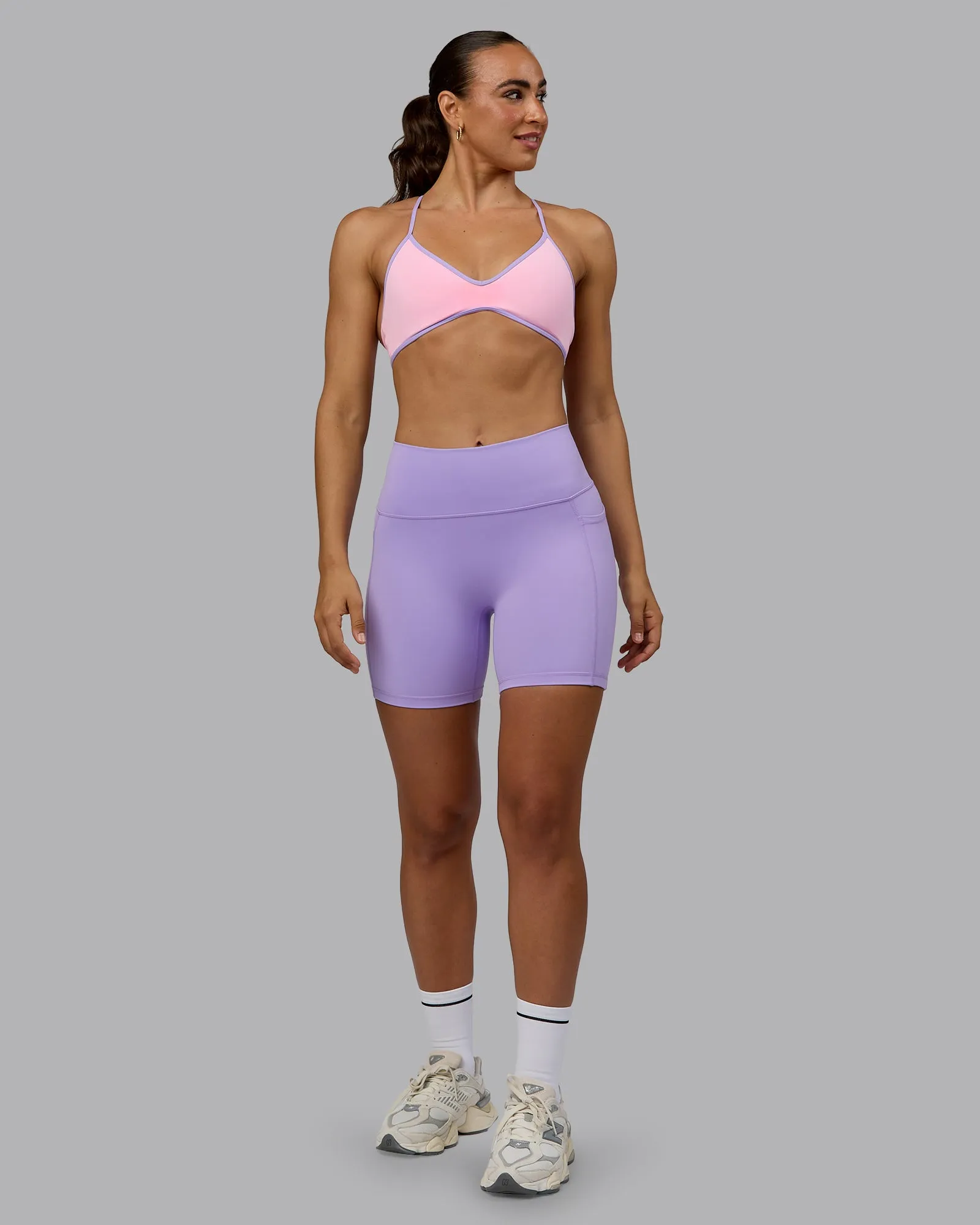 Ambience Sports Bra - Pale Pink-Pale Lilac