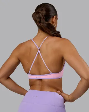 Ambience Sports Bra - Pale Pink-Pale Lilac