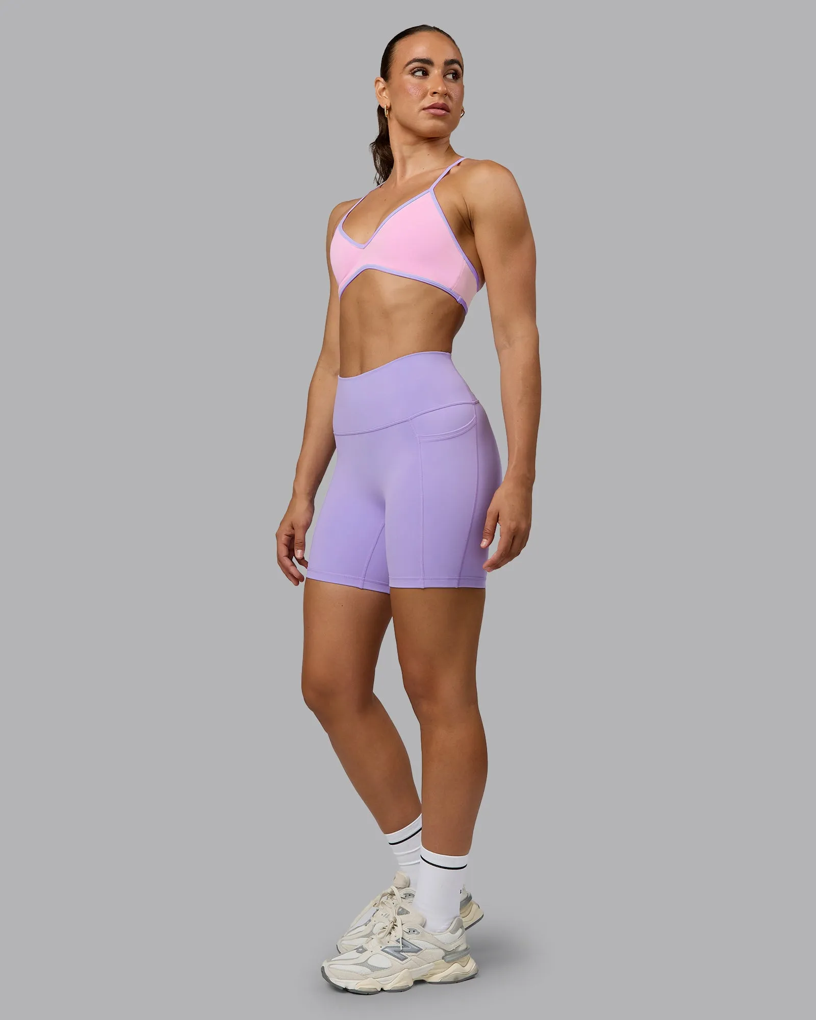 Ambience Sports Bra - Pale Pink-Pale Lilac
