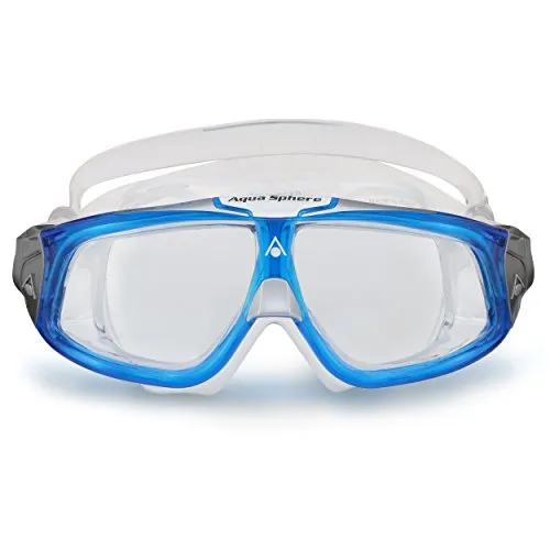 Aqua Lung America Seal Mask with Clear Lens, Blue