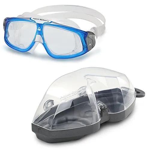 Aqua Lung America Seal Mask with Clear Lens, Blue