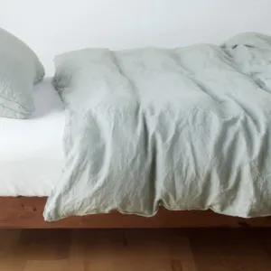 Austin Duvet Cover - Eucalyptus - Queen