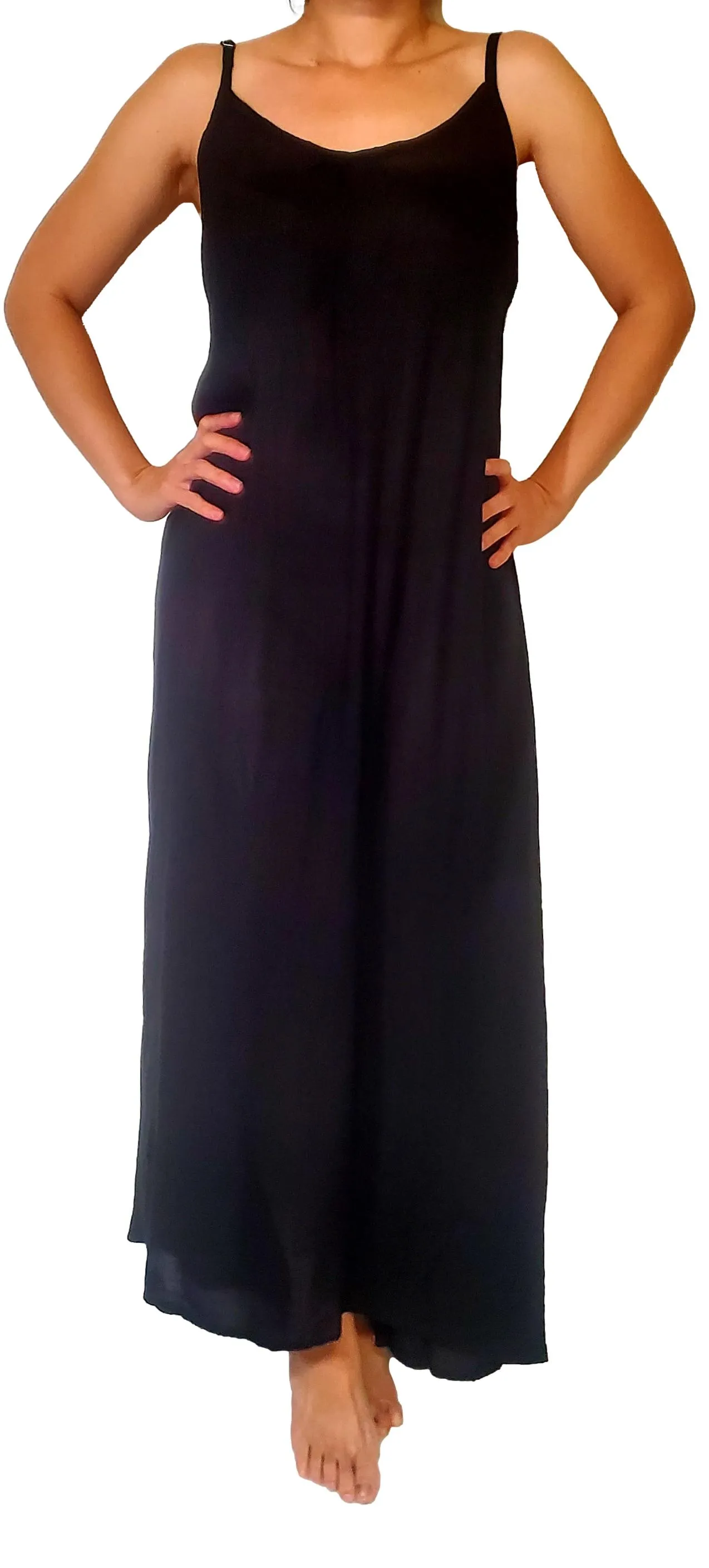 Bali Dress - Long - Solid Black