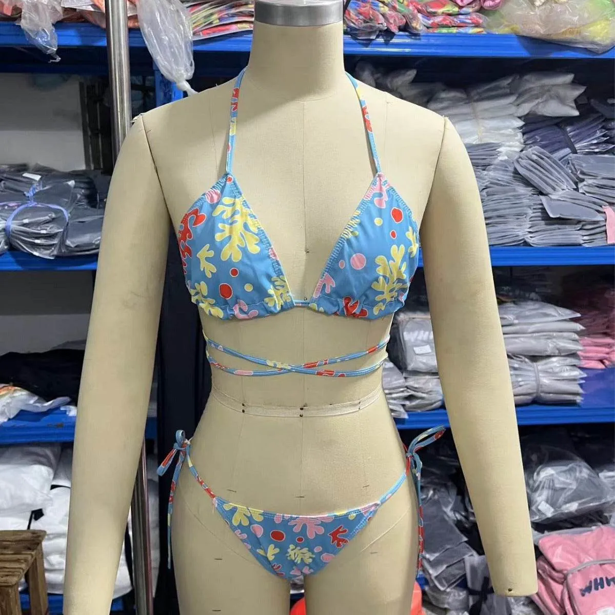 Beach Bath Seamless Breathable Banded Bikini Swimsuit