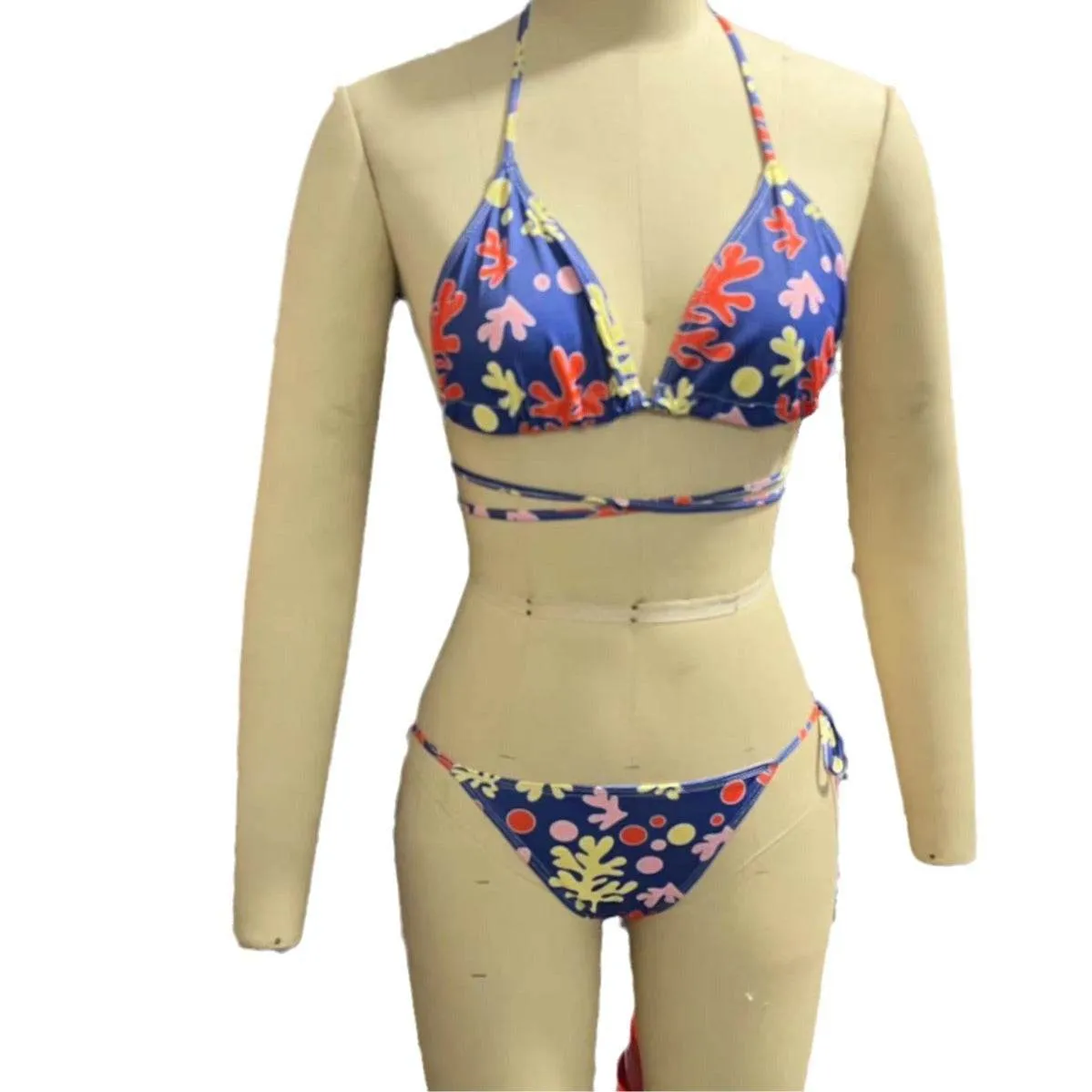 Beach Bath Seamless Breathable Banded Bikini Swimsuit