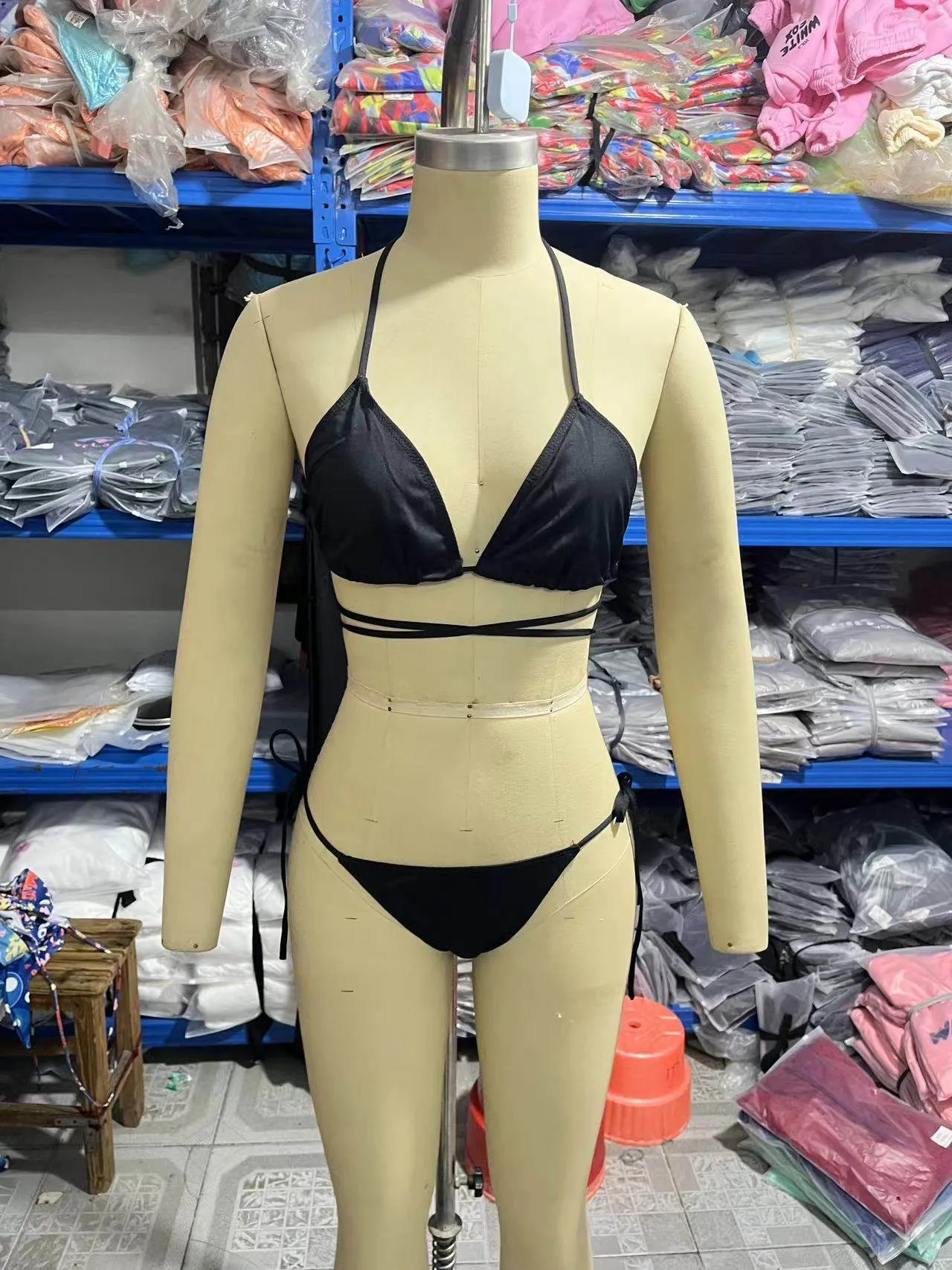 Beach Bath Seamless Breathable Banded Bikini Swimsuit