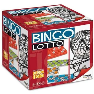 Bingo Lotto w/ Metal Cage