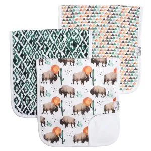 Bison Burp Cloth 3-Pack Set