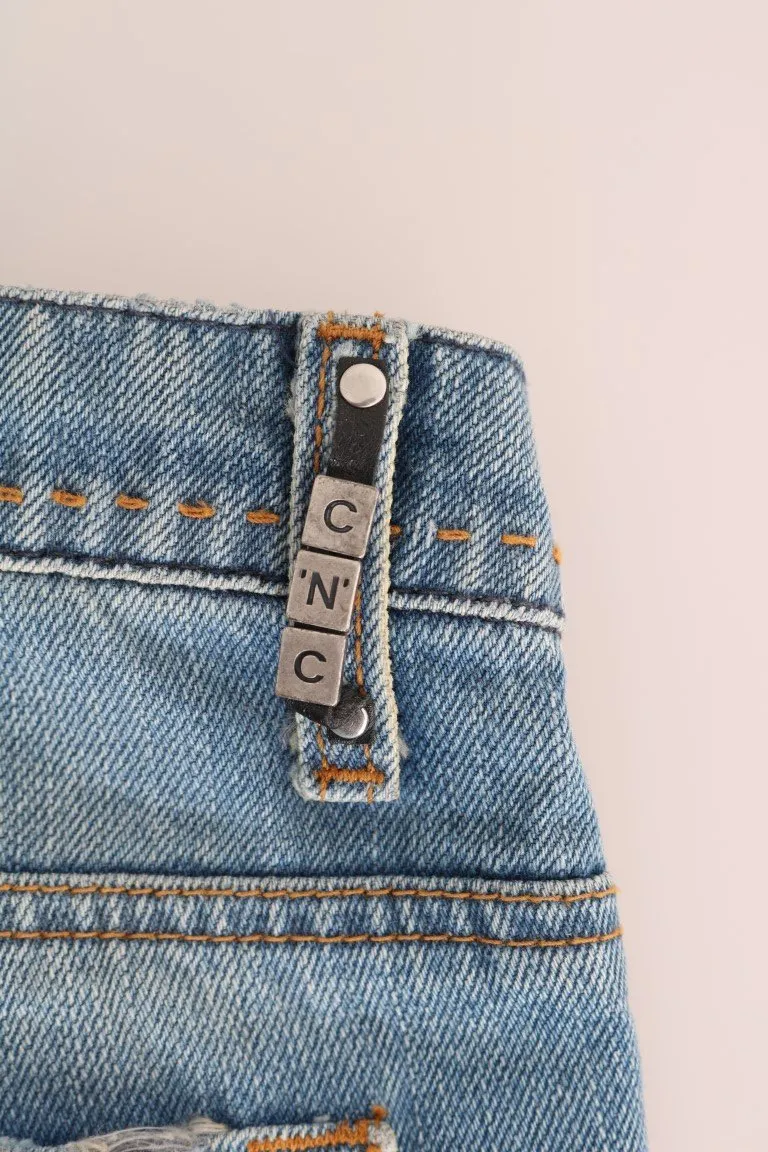 Blue Wash Cotton Classic Jeans