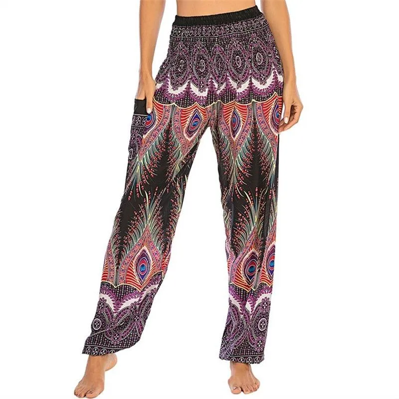 Boho Printed Harem Pants