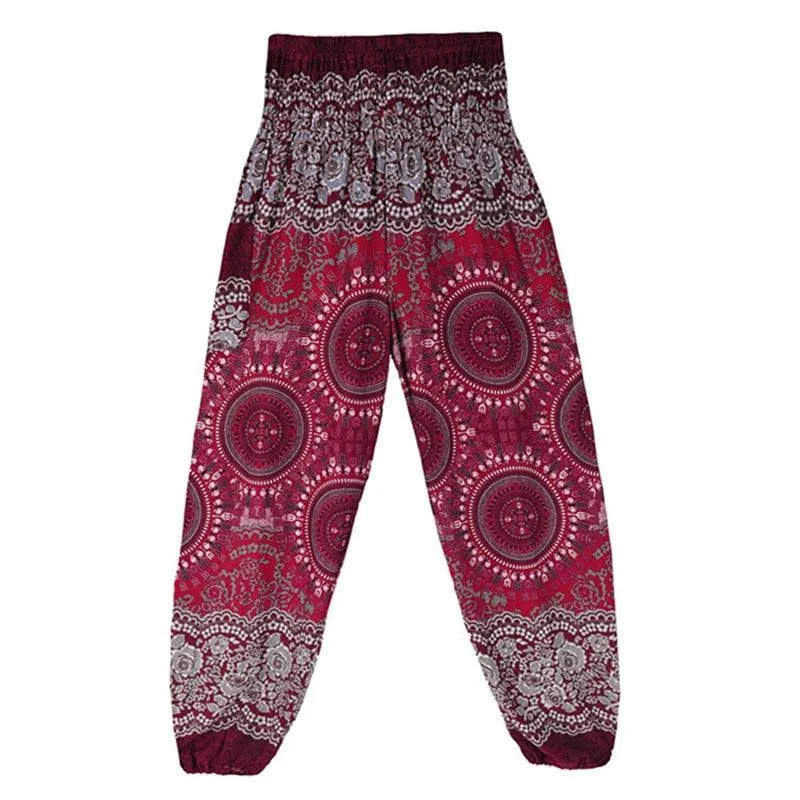 Boho Printed Harem Pants