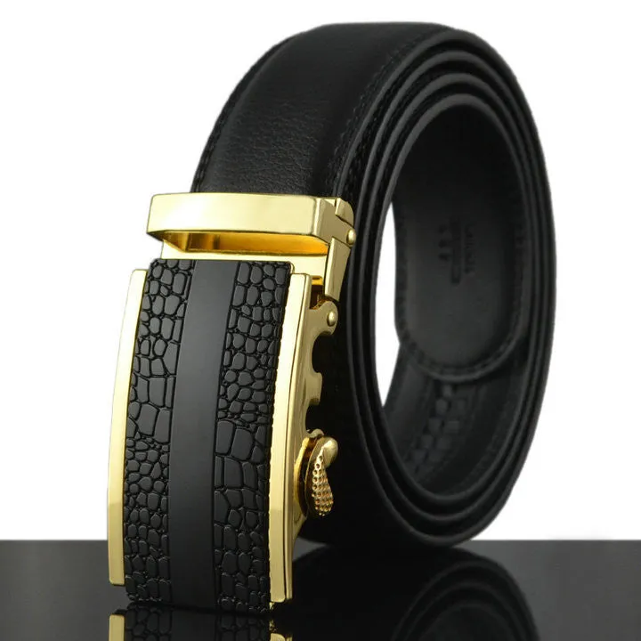 Brand designer mens belts luxury real leather belts for men metal buckle man Jeans pants genuine leather belt male strap W165