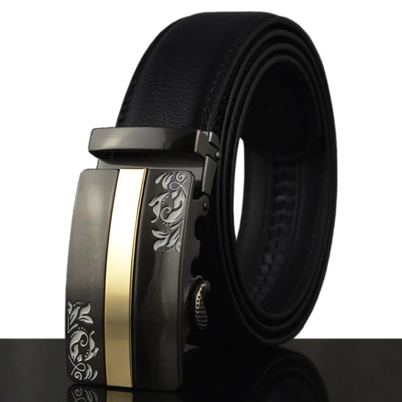 Brand designer mens belts luxury real leather belts for men metal buckle man Jeans pants genuine leather belt male strap W165
