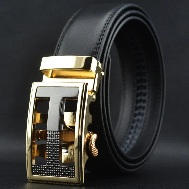 Brand designer mens belts luxury real leather belts for men metal buckle man Jeans pants genuine leather belt male strap W165