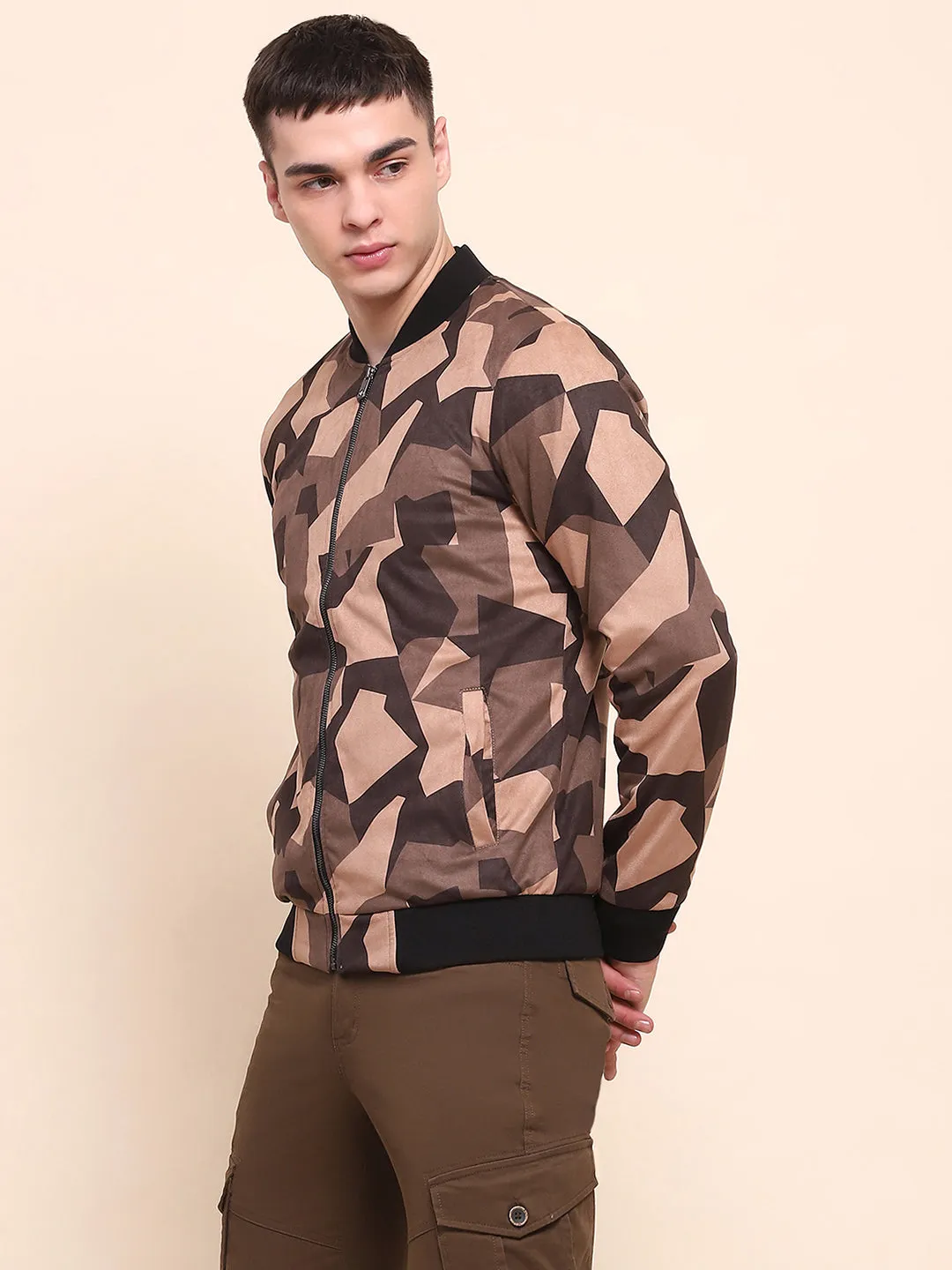 Camla Barcelona Camouflage Varsity Jacket