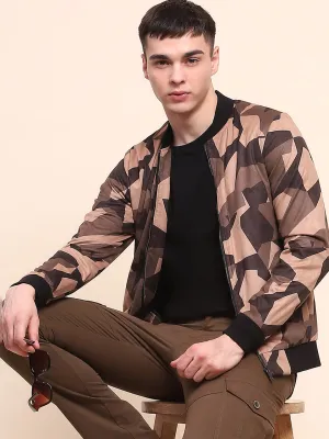 Camla Barcelona Camouflage Varsity Jacket