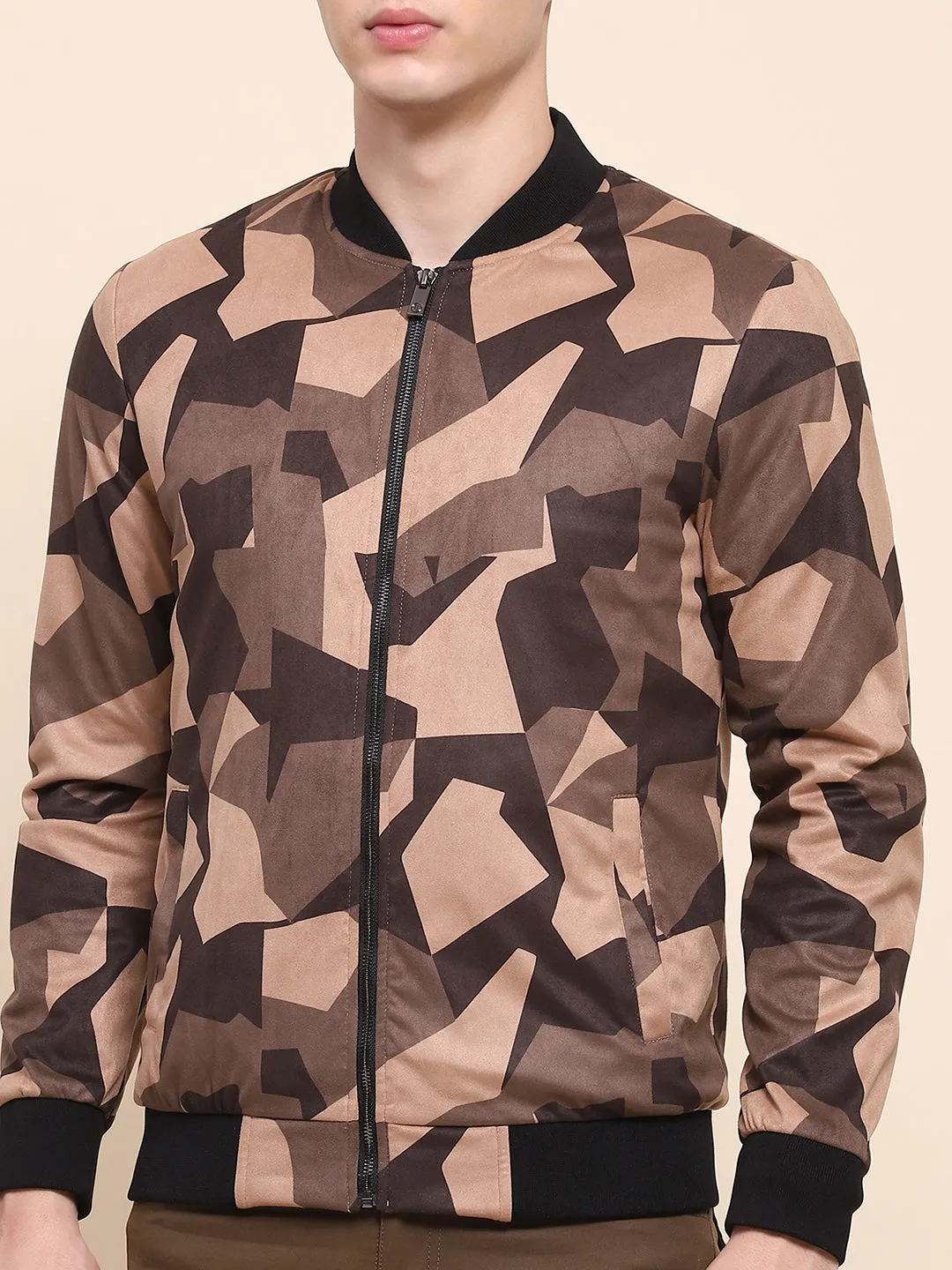 Camla Barcelona Camouflage Varsity Jacket
