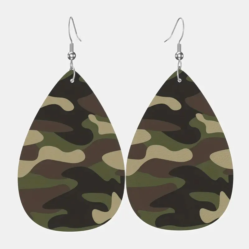 Camo Earrings