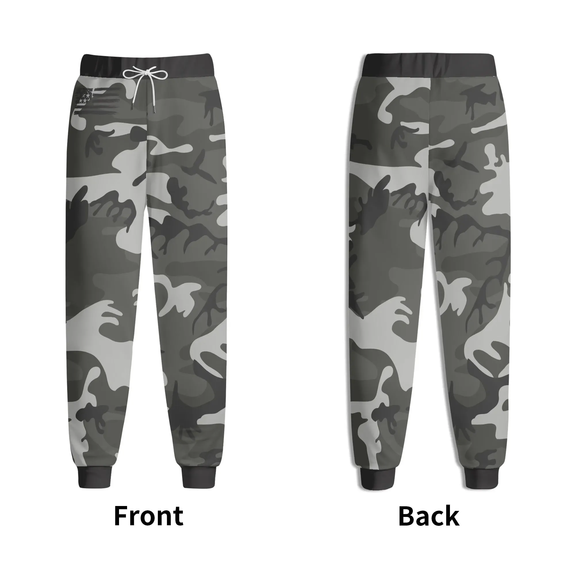 Camouflage Drawstring Joggers Sweatpants