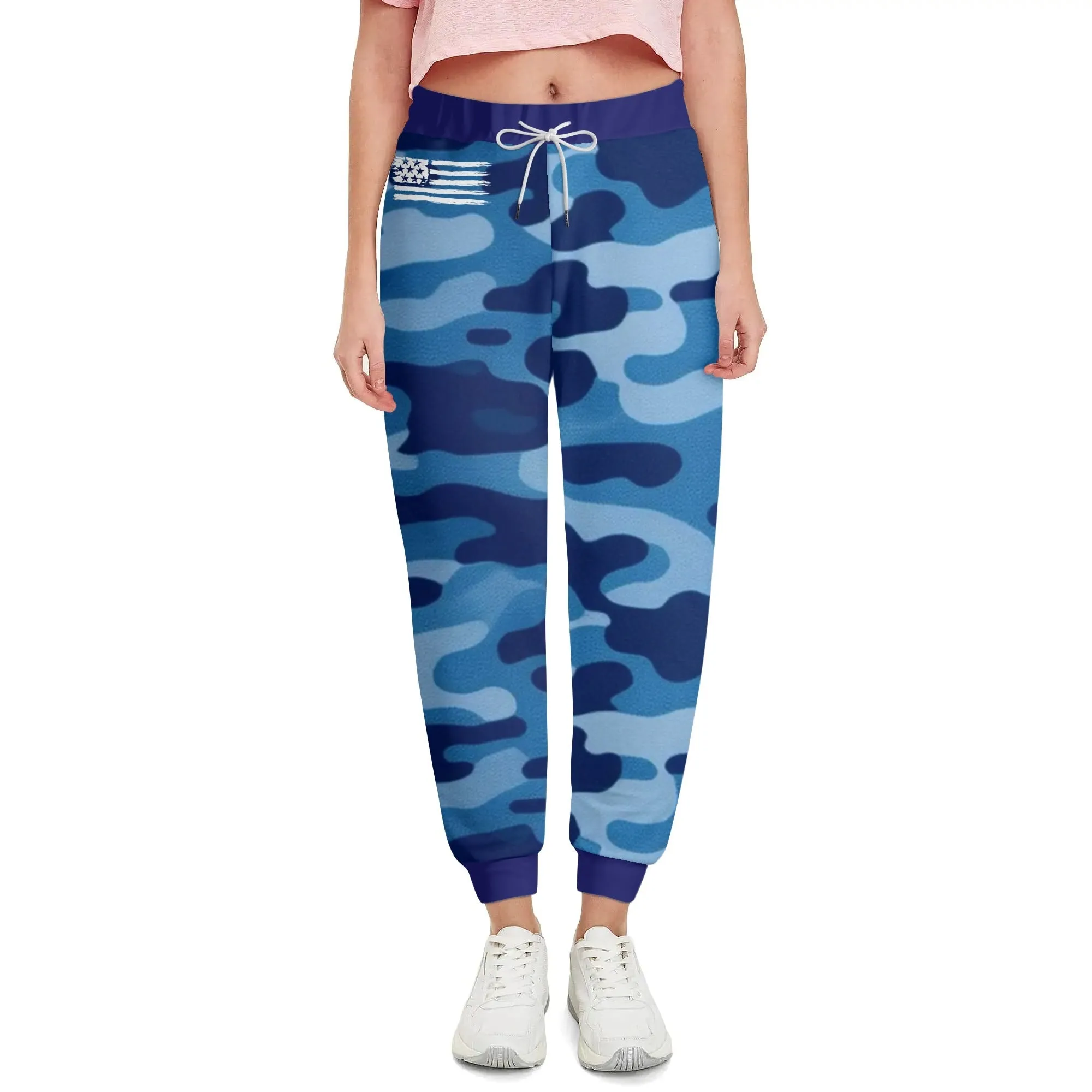 Camouflage Drawstring Joggers Sweatpants