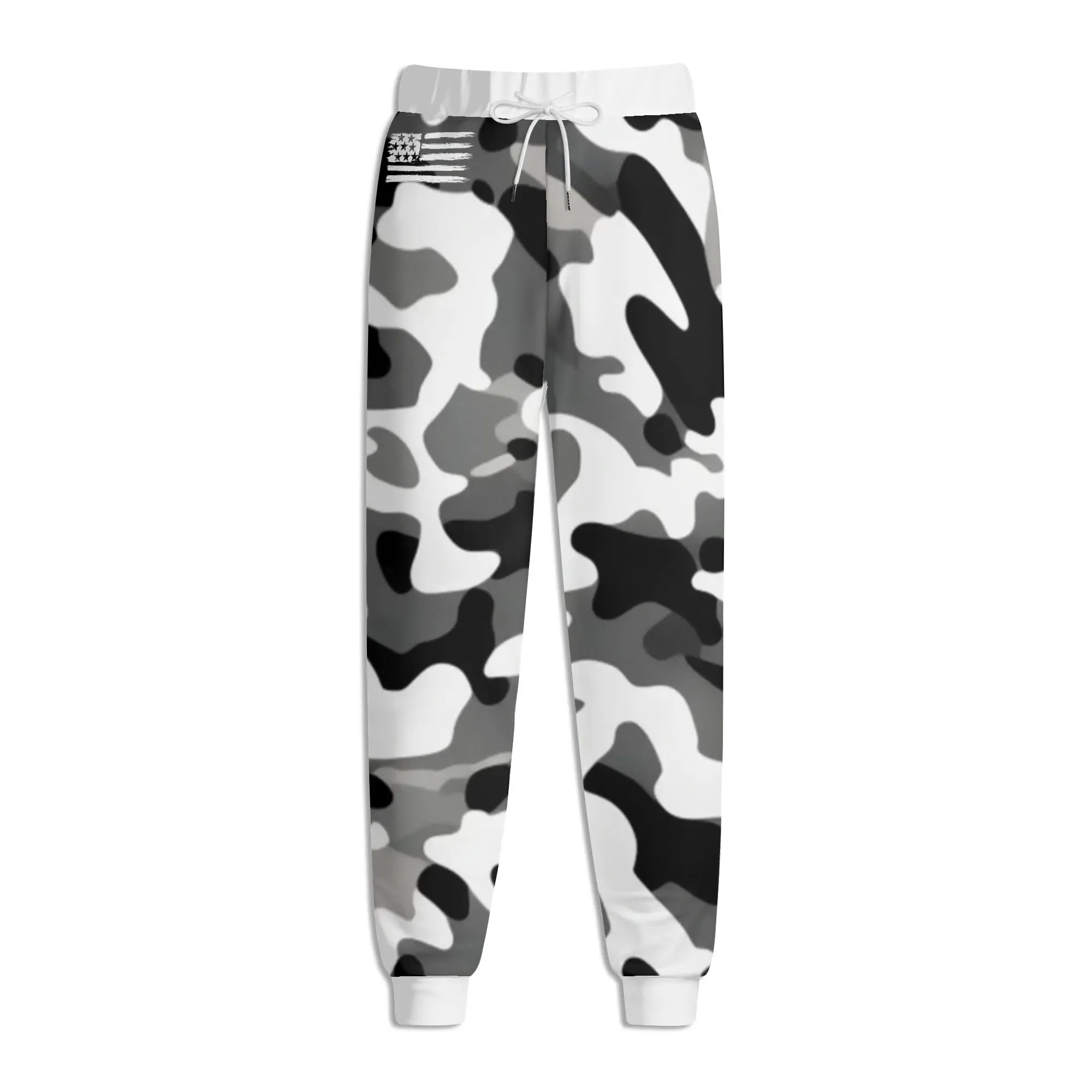 Camouflage Drawstring Joggers Sweatpants