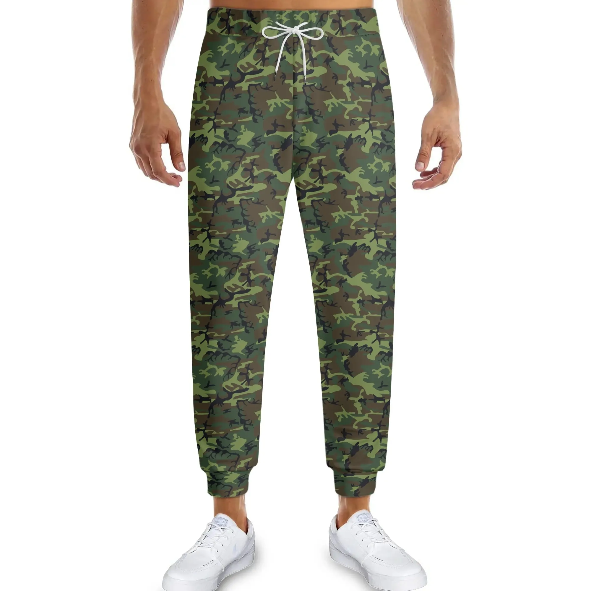 Camouflage Drawstring Joggers Sweatpants