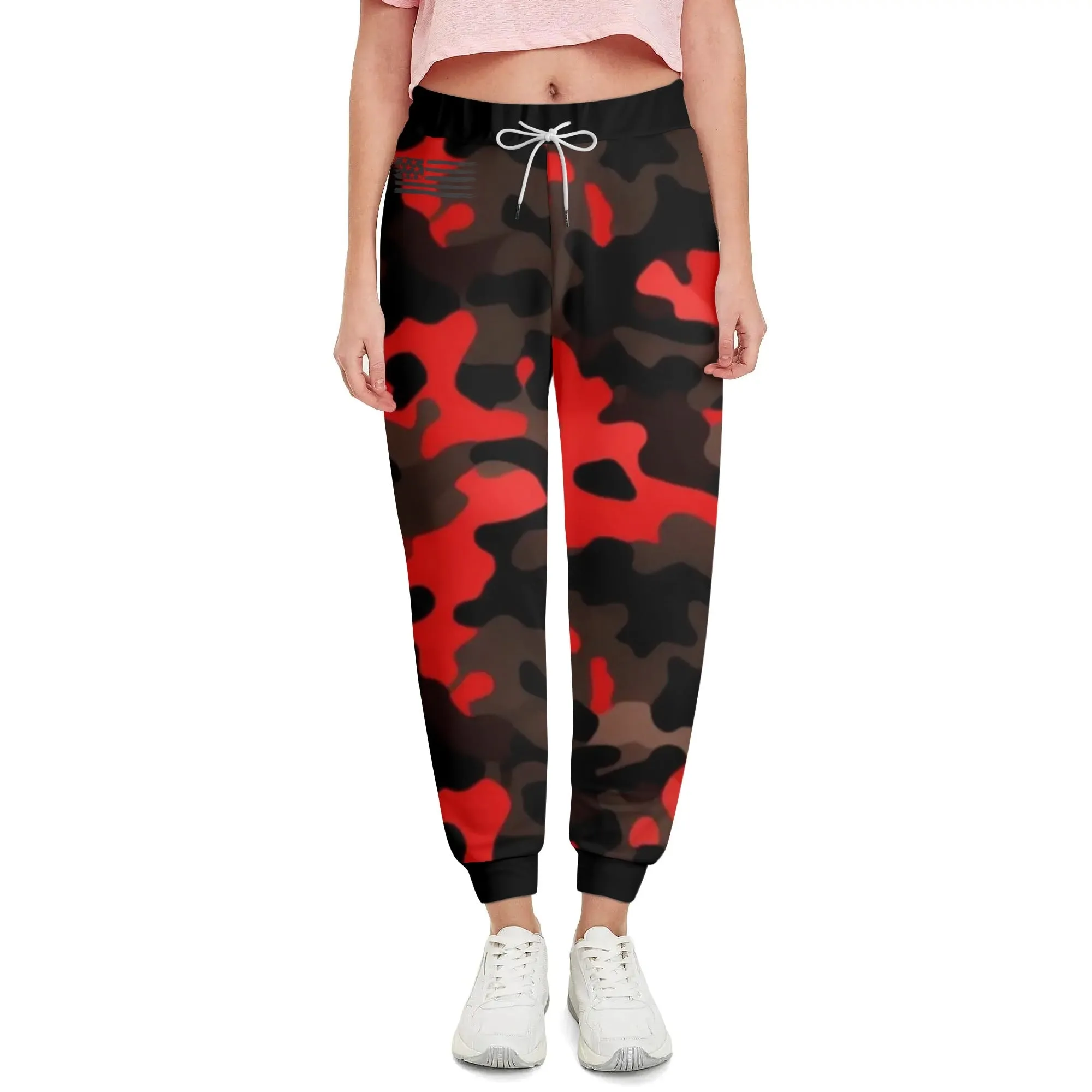 Camouflage Drawstring Joggers Sweatpants