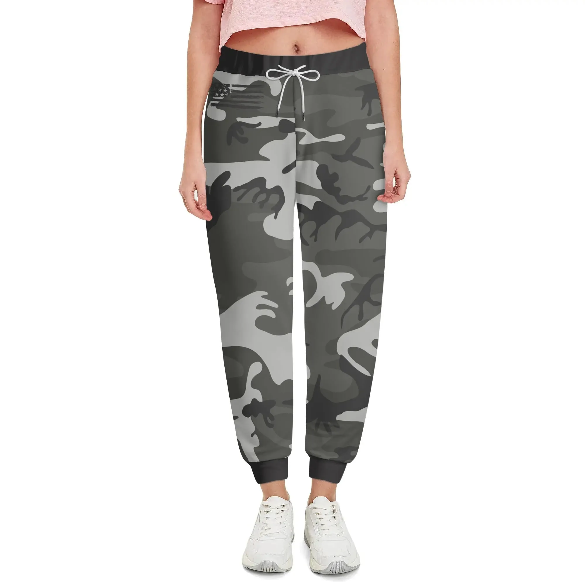 Camouflage Drawstring Joggers Sweatpants