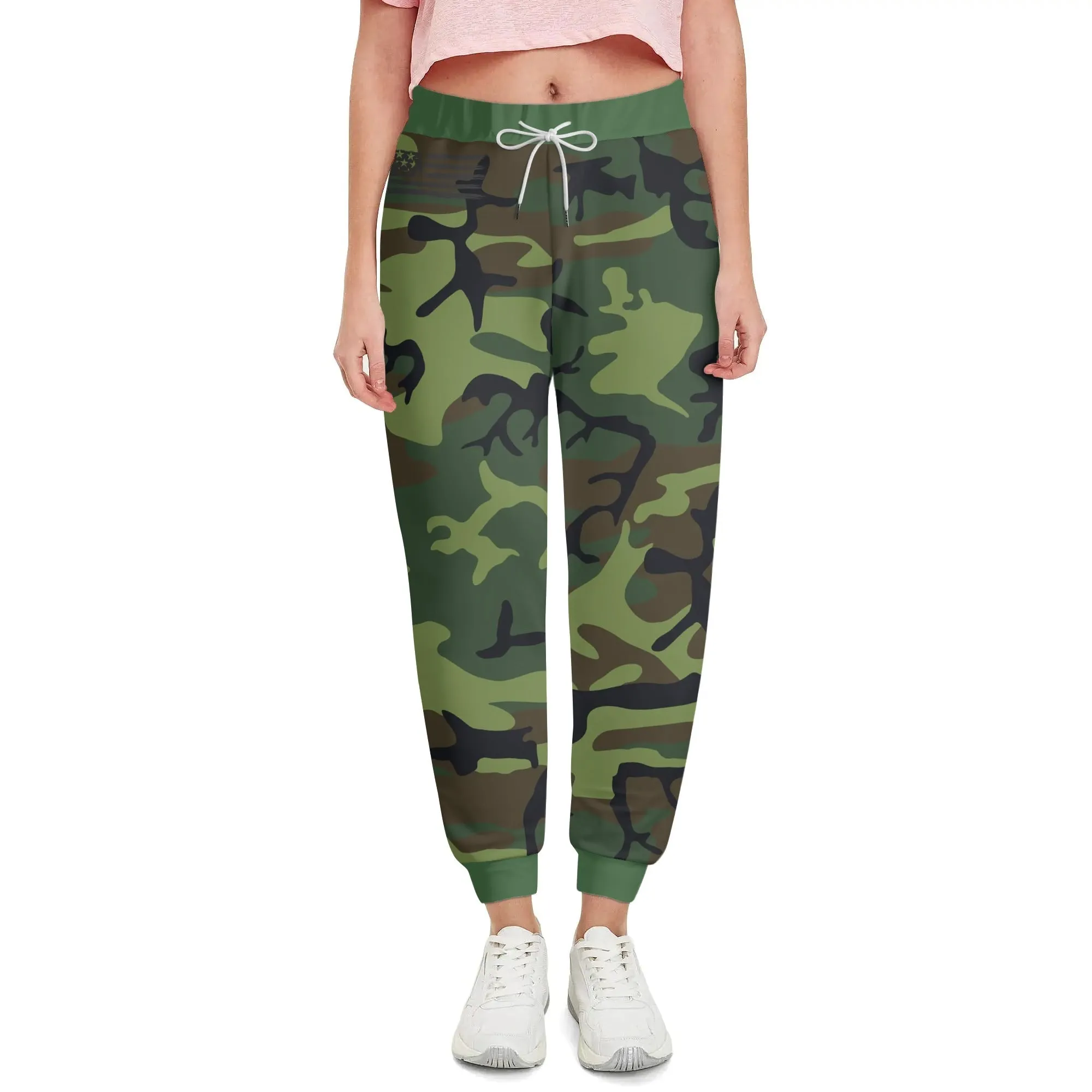 Camouflage Drawstring Joggers Sweatpants
