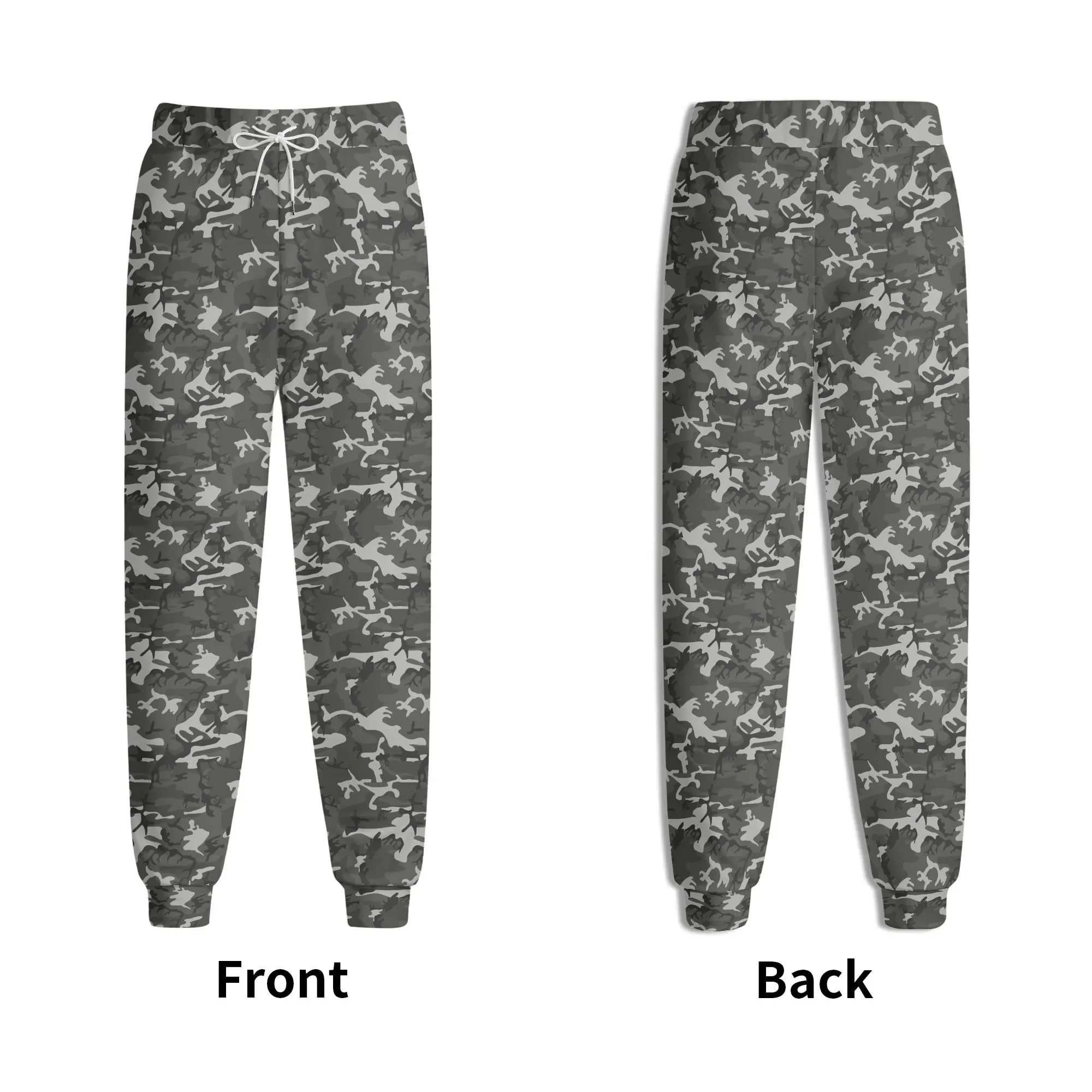 Camouflage Drawstring Joggers Sweatpants