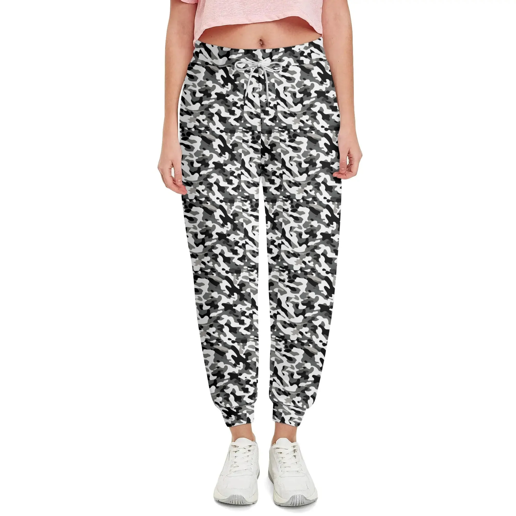 Camouflage Drawstring Joggers Sweatpants
