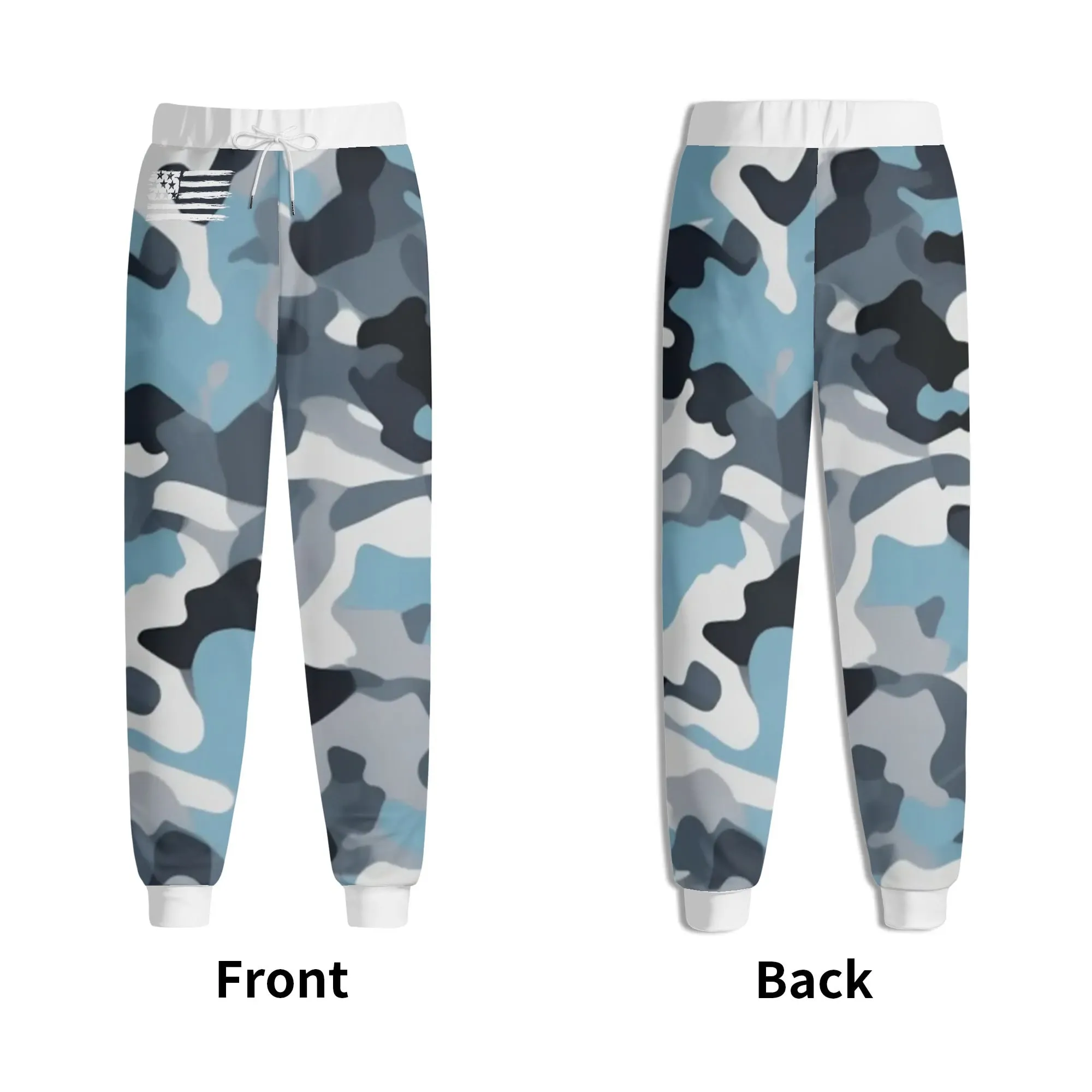 Camouflage Drawstring Joggers Sweatpants