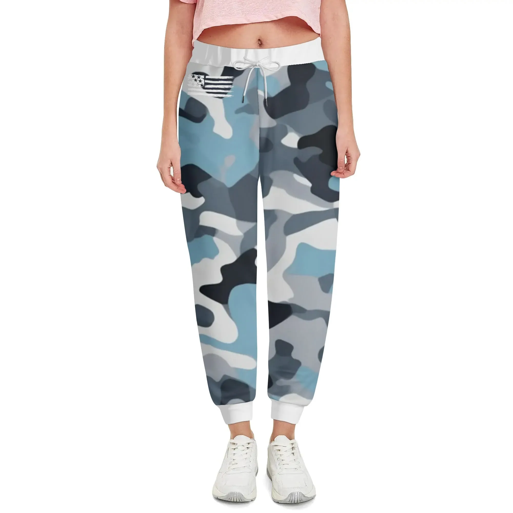 Camouflage Drawstring Joggers Sweatpants