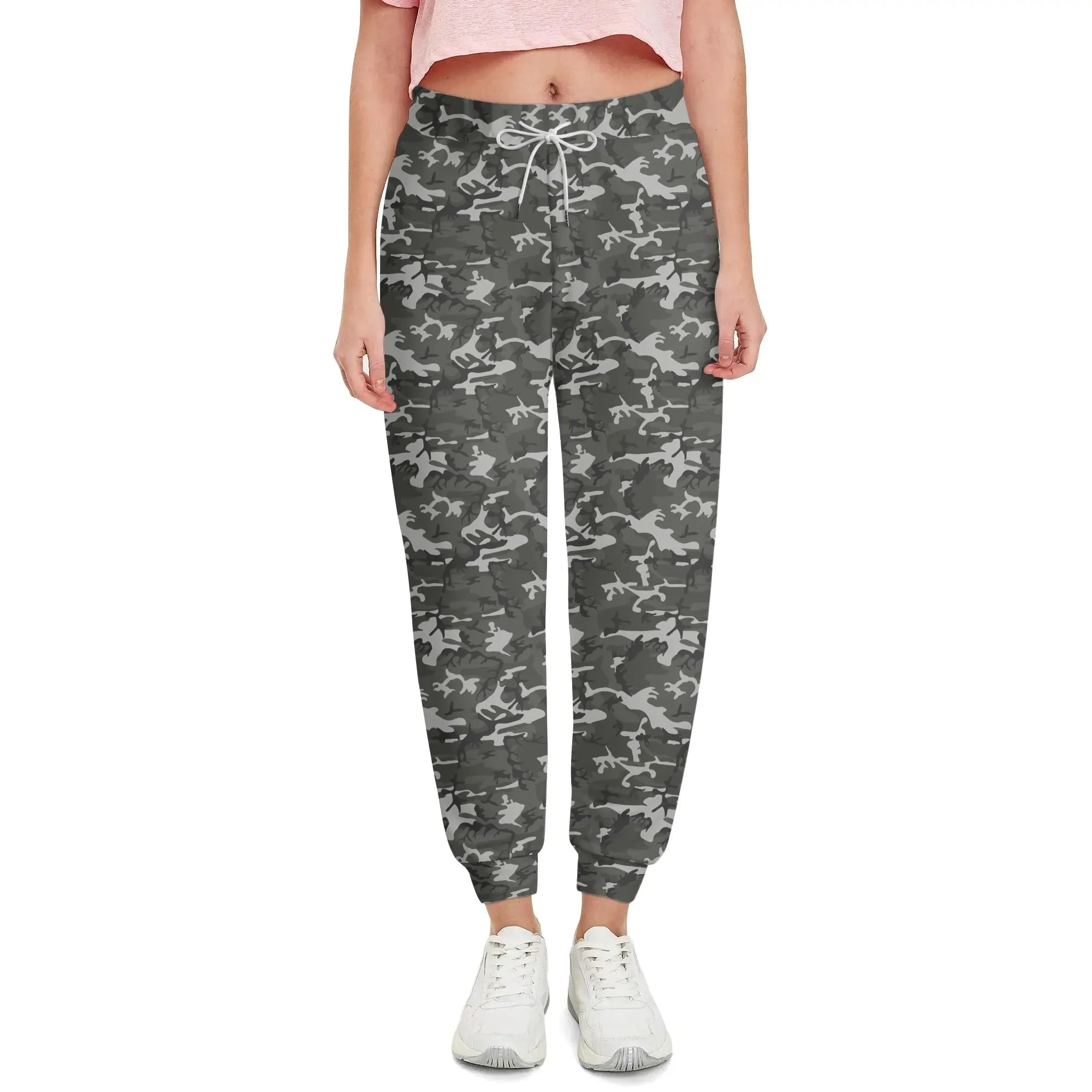 Camouflage Drawstring Joggers Sweatpants
