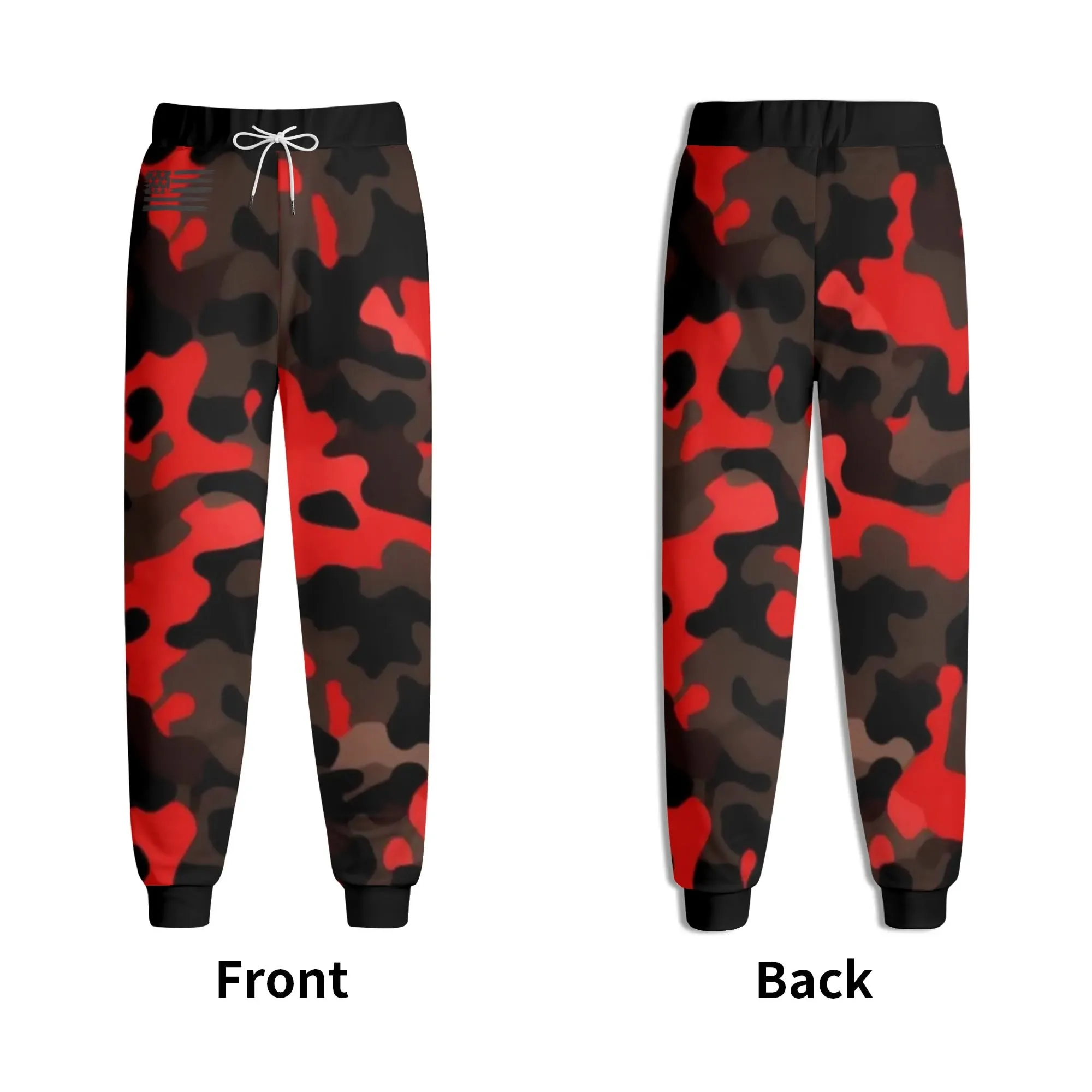 Camouflage Drawstring Joggers Sweatpants