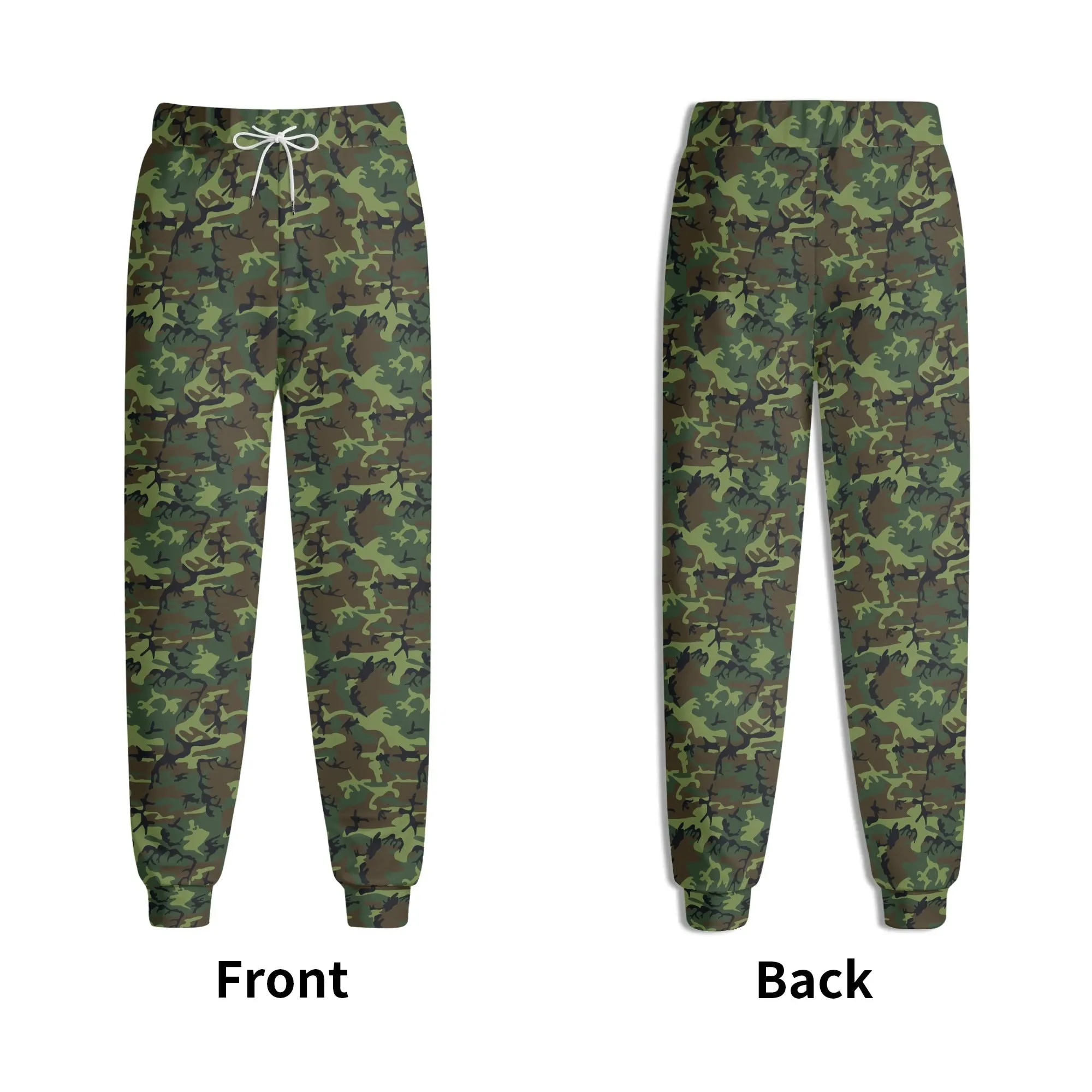 Camouflage Drawstring Joggers Sweatpants