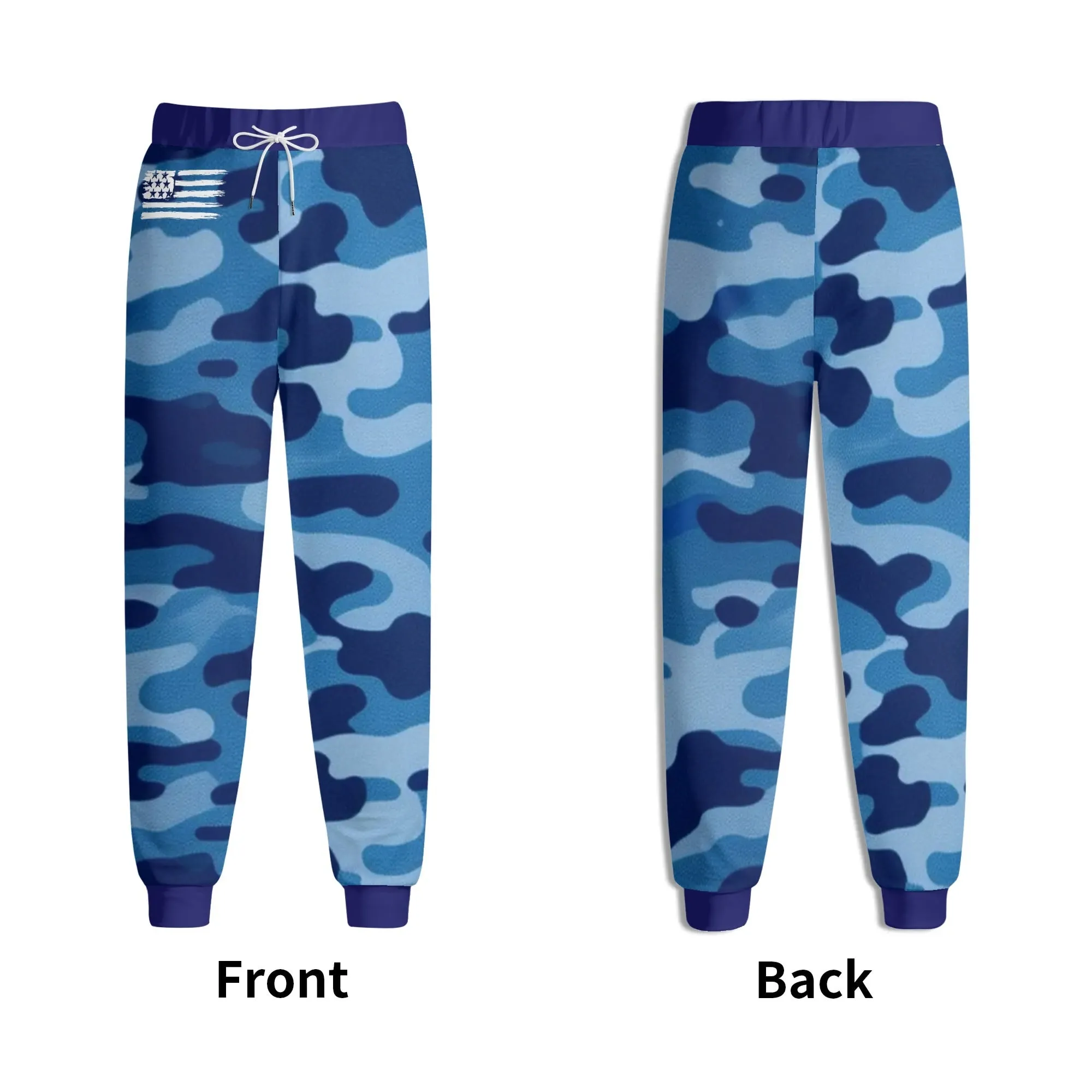 Camouflage Drawstring Joggers Sweatpants