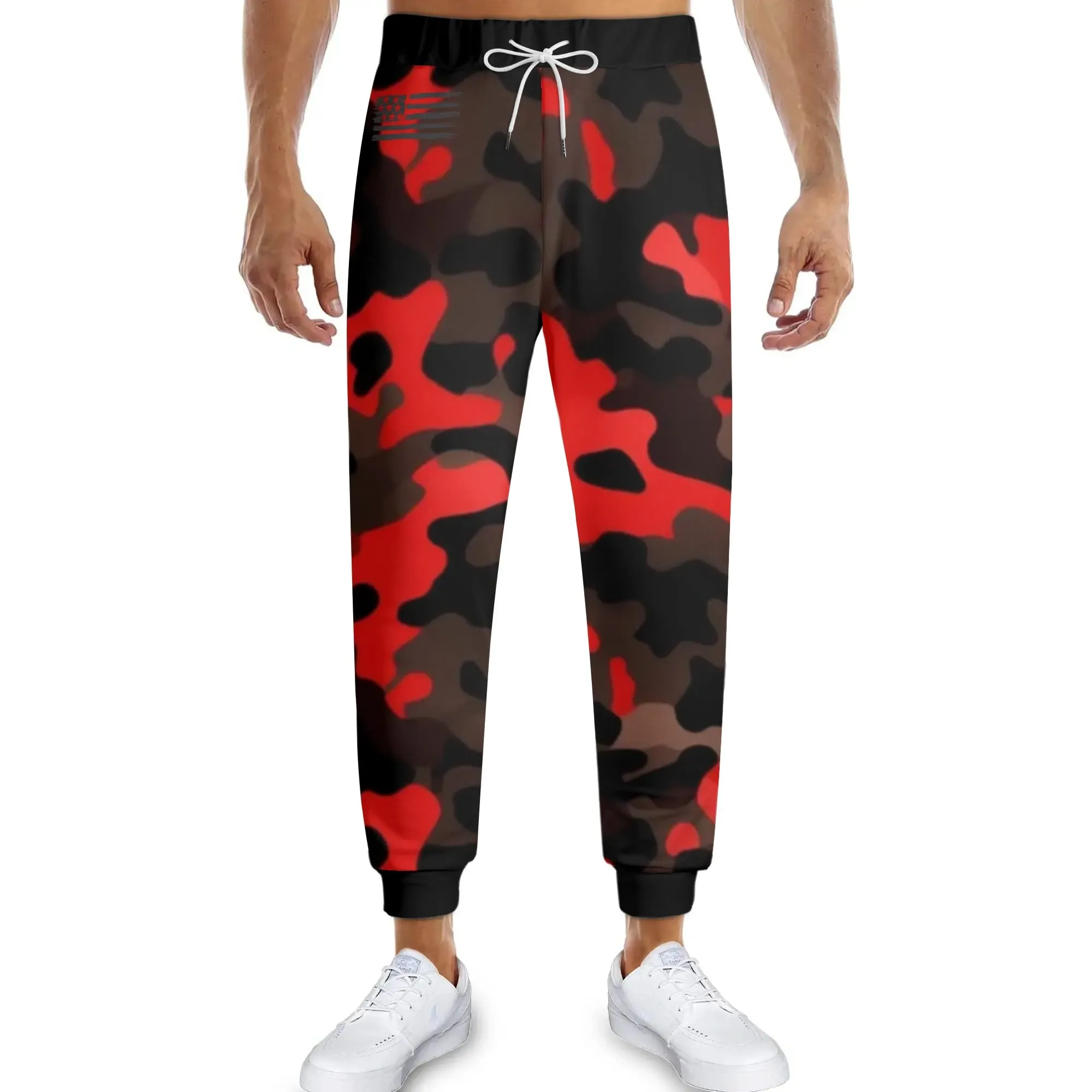 Camouflage Drawstring Joggers Sweatpants