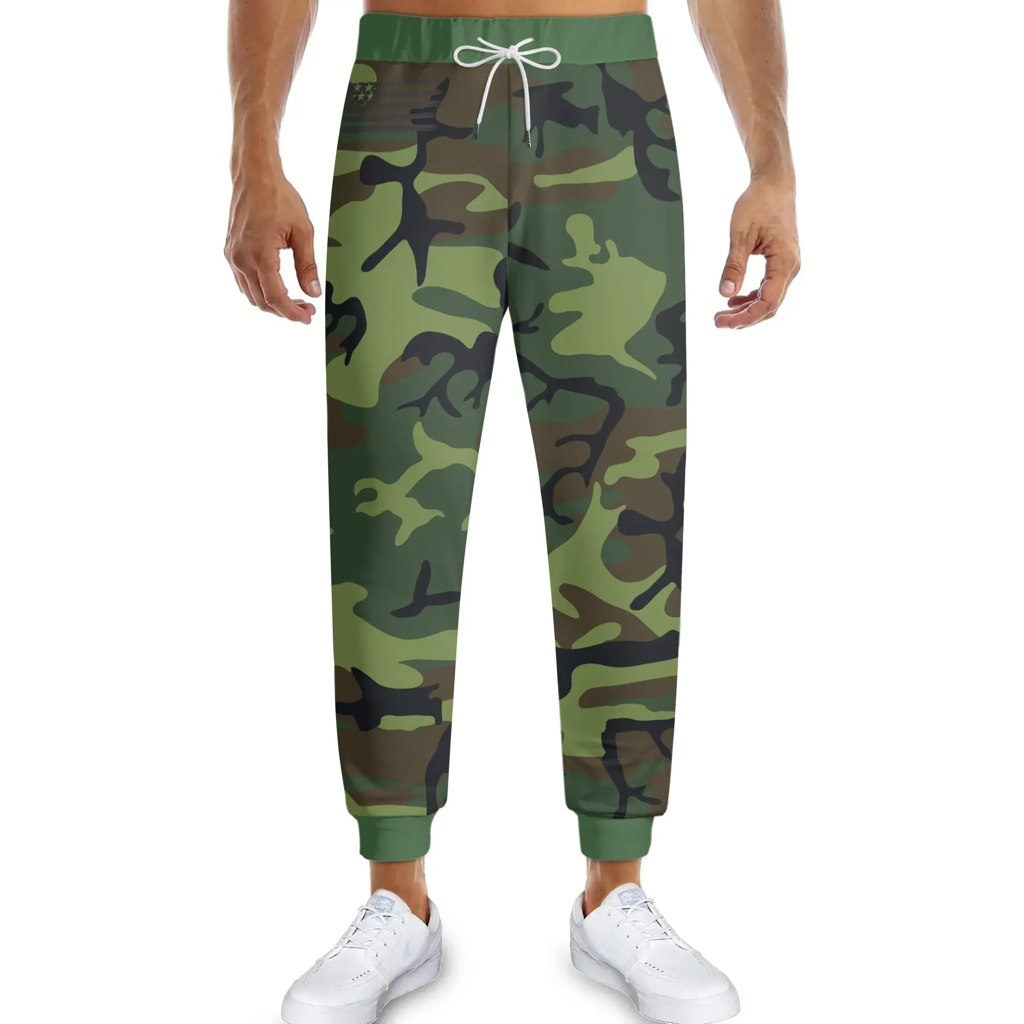 Camouflage Drawstring Joggers Sweatpants