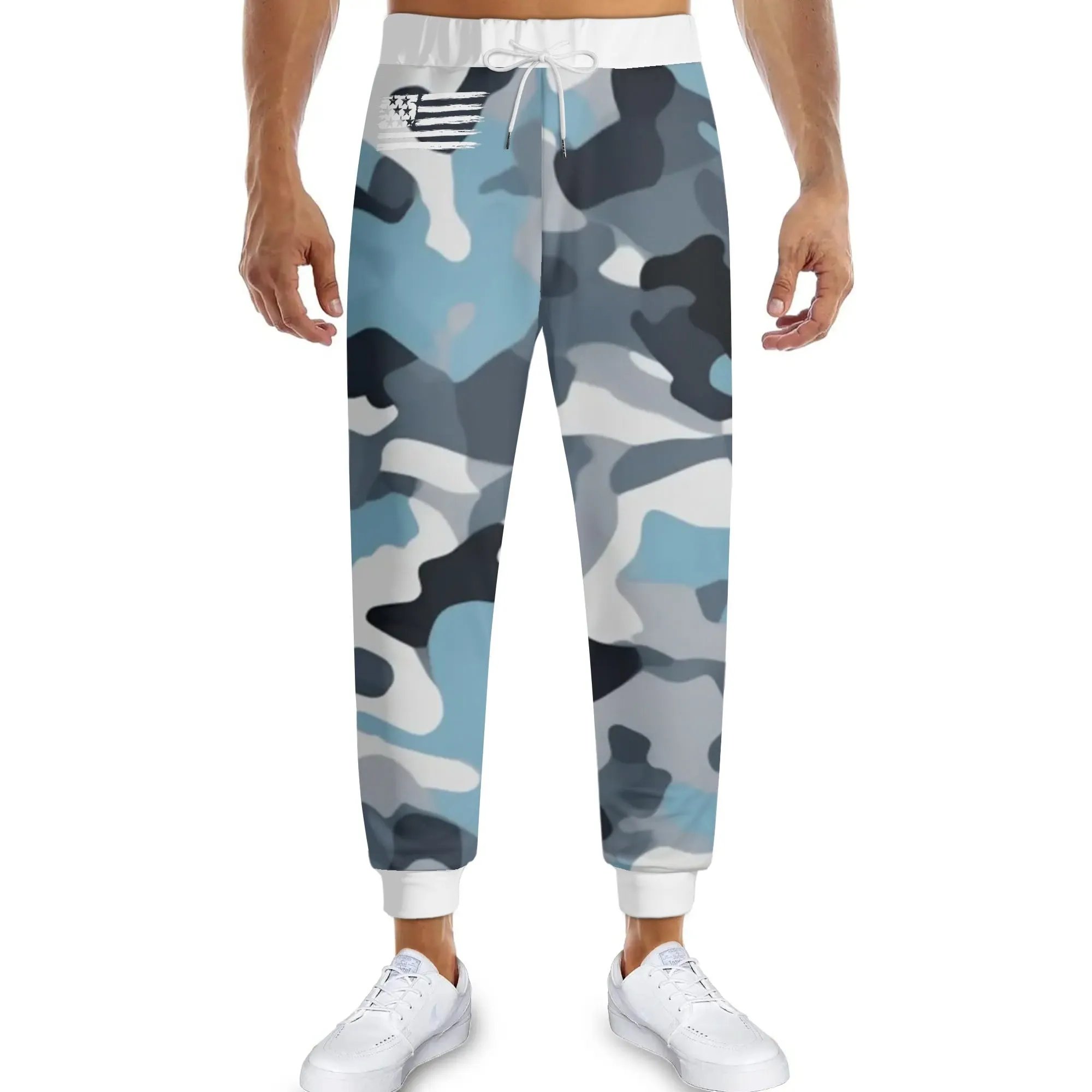 Camouflage Drawstring Joggers Sweatpants