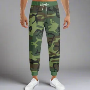 Camouflage Drawstring Joggers Sweatpants