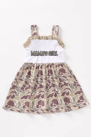 Camouflage print MAMA'GIRL dress