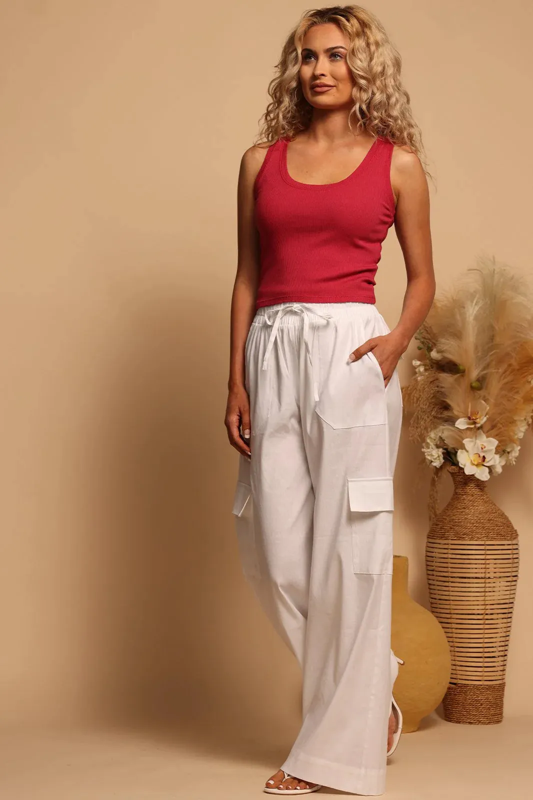 Cargo Linen Pant